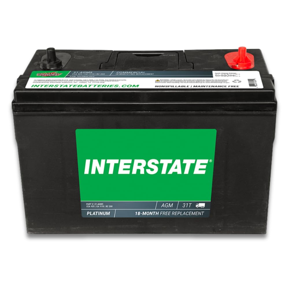 12V 100Ah Group 31 AGM Marine/RV Battery K65551