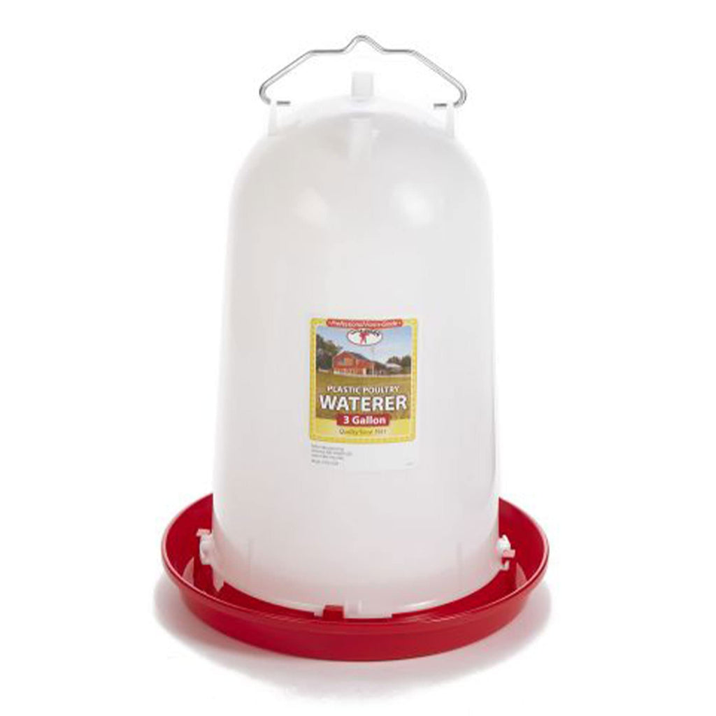 3 Gallon Plastic Gravity Fed Waterer 4-Pack L9954