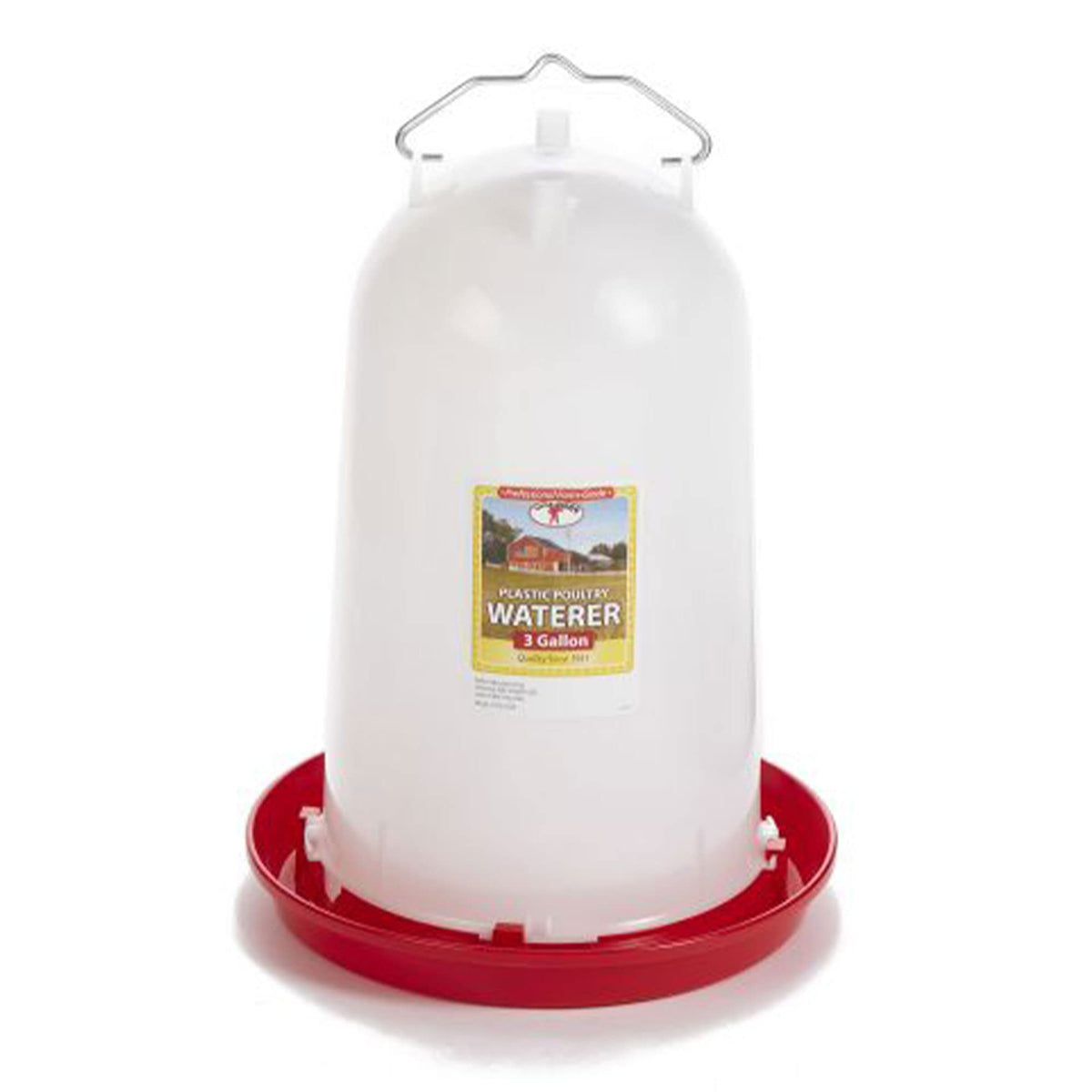 3 Gallon Plastic Gravity Fed Waterer 4-Pack L9954
