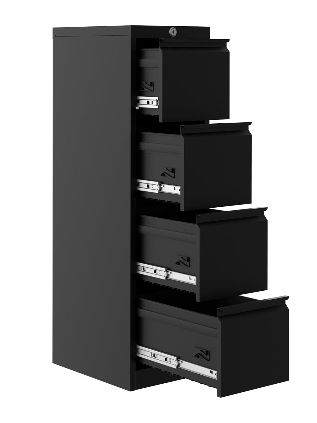 4 Drawer Metal File Cabinet with Lock U714