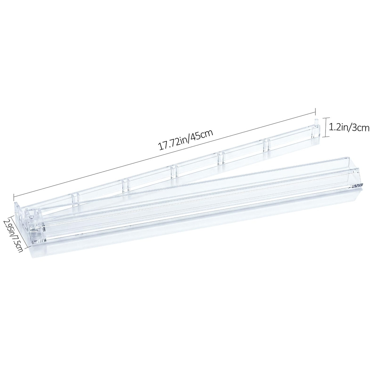 Clear Acrylic Mahjong Tile Rack and Pusher Set of 4 S3317