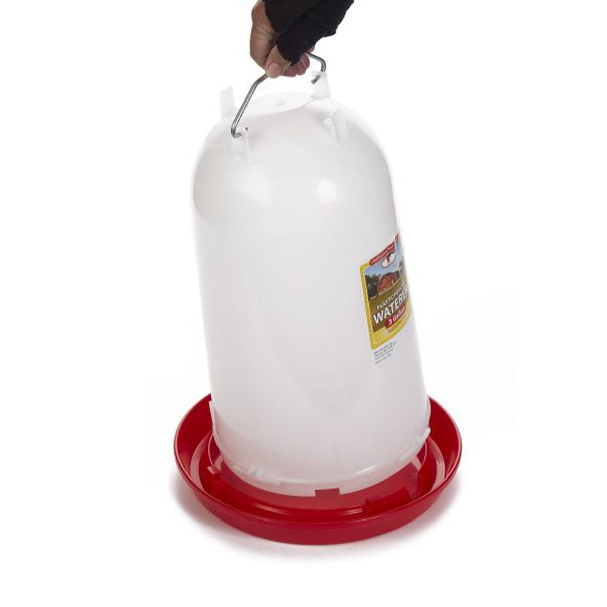 3 Gallon Plastic Gravity Fed Waterer 4-Pack L9954