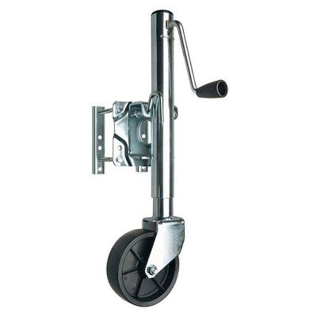 Round Trailer Jack, 1,000 lbs. Lift Capacity, 10 Inch Travel U72286