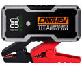 Car Battery Jump Starter Portable 12V with Jumper Cables LED Light D797