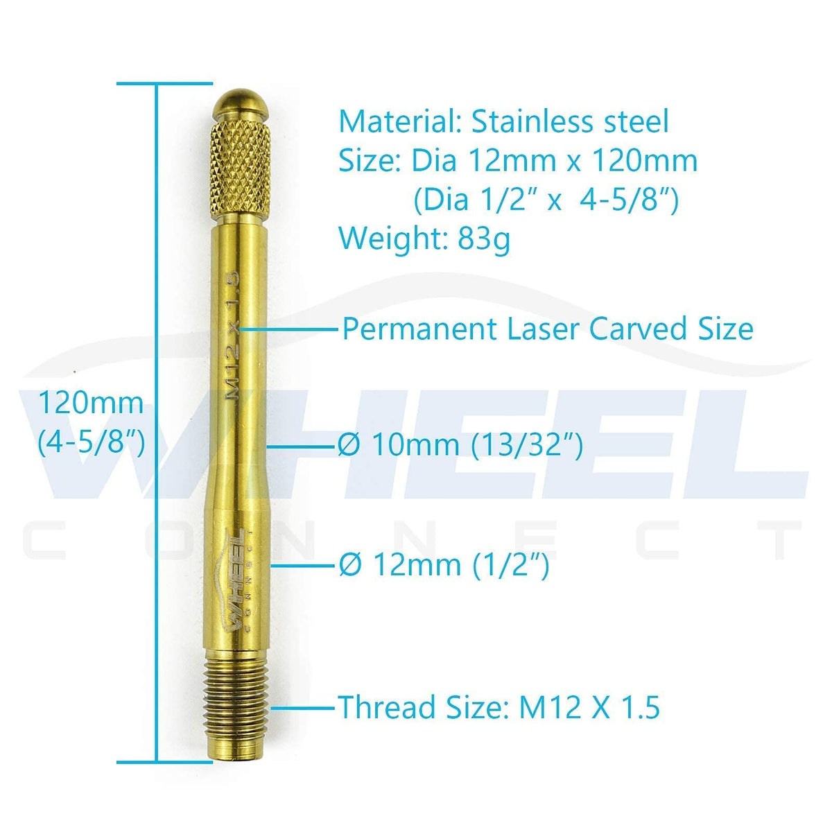 Stainless Steel Wheel Alignment Pin Set of 4 Z310653