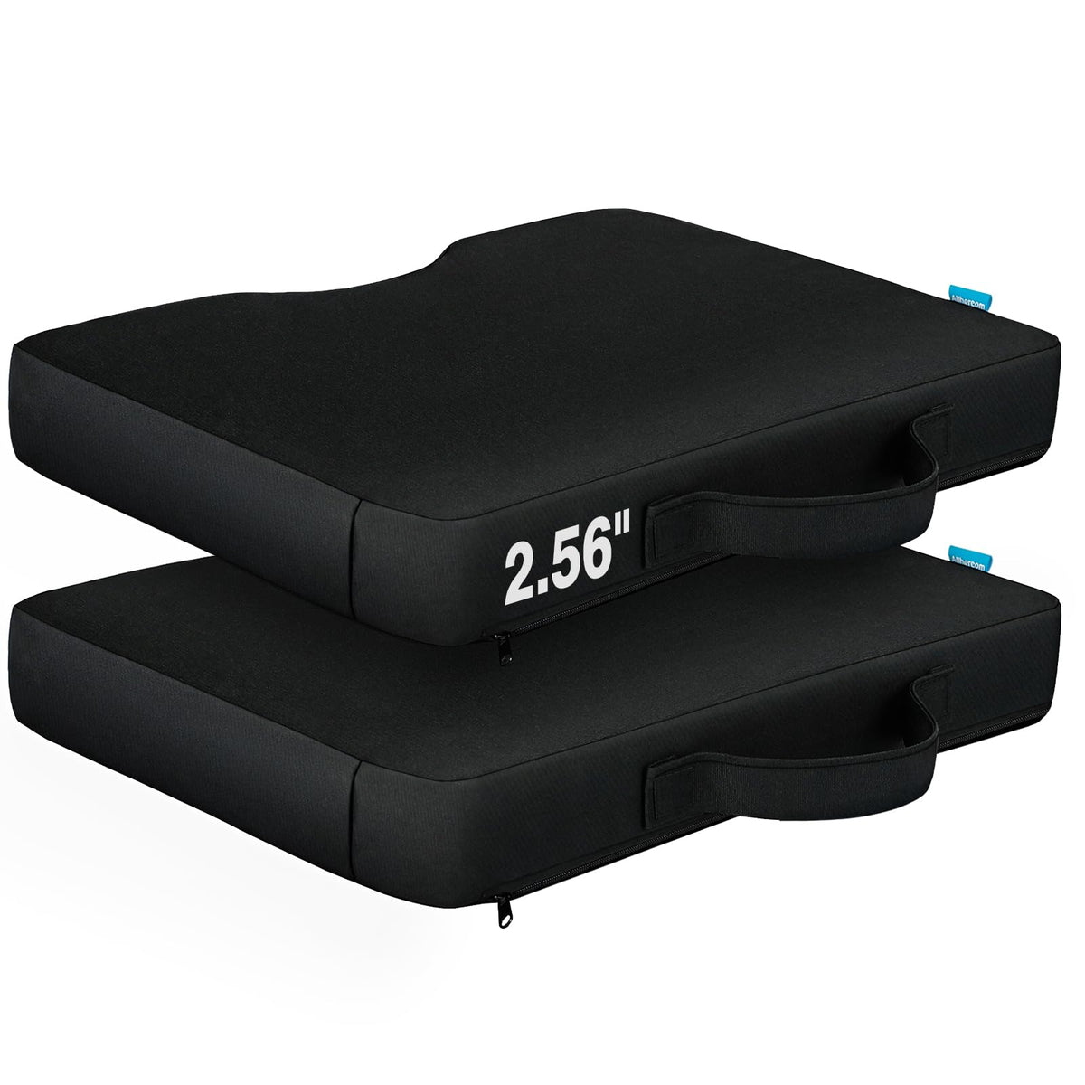 Portable Extra Thick Waterproof Stadium Seat Cushions with Handle, 2PCS K40326