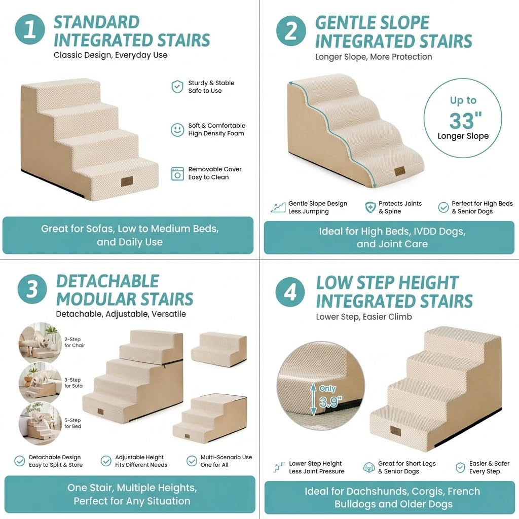 4 Step Pet Stairs L5980