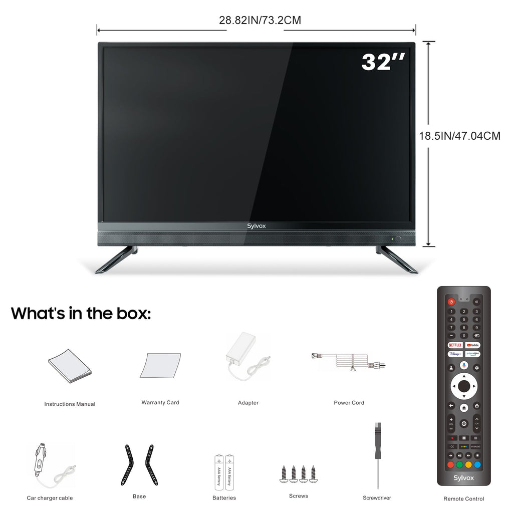 32 inch 1080P Smart Flat Screen TV F812