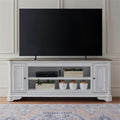 82 Inch Fireplace TV Console with Adjustable Shelves J20321