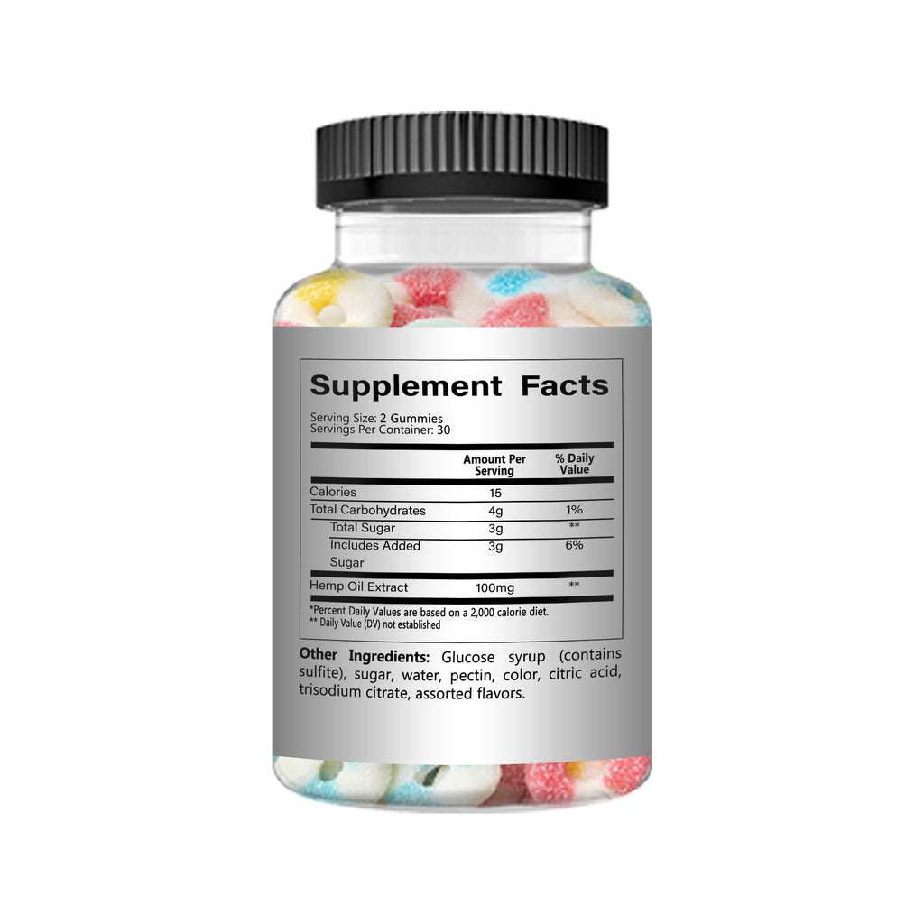 Hemp Gummies 3 Pack 180 Gummies B51784
