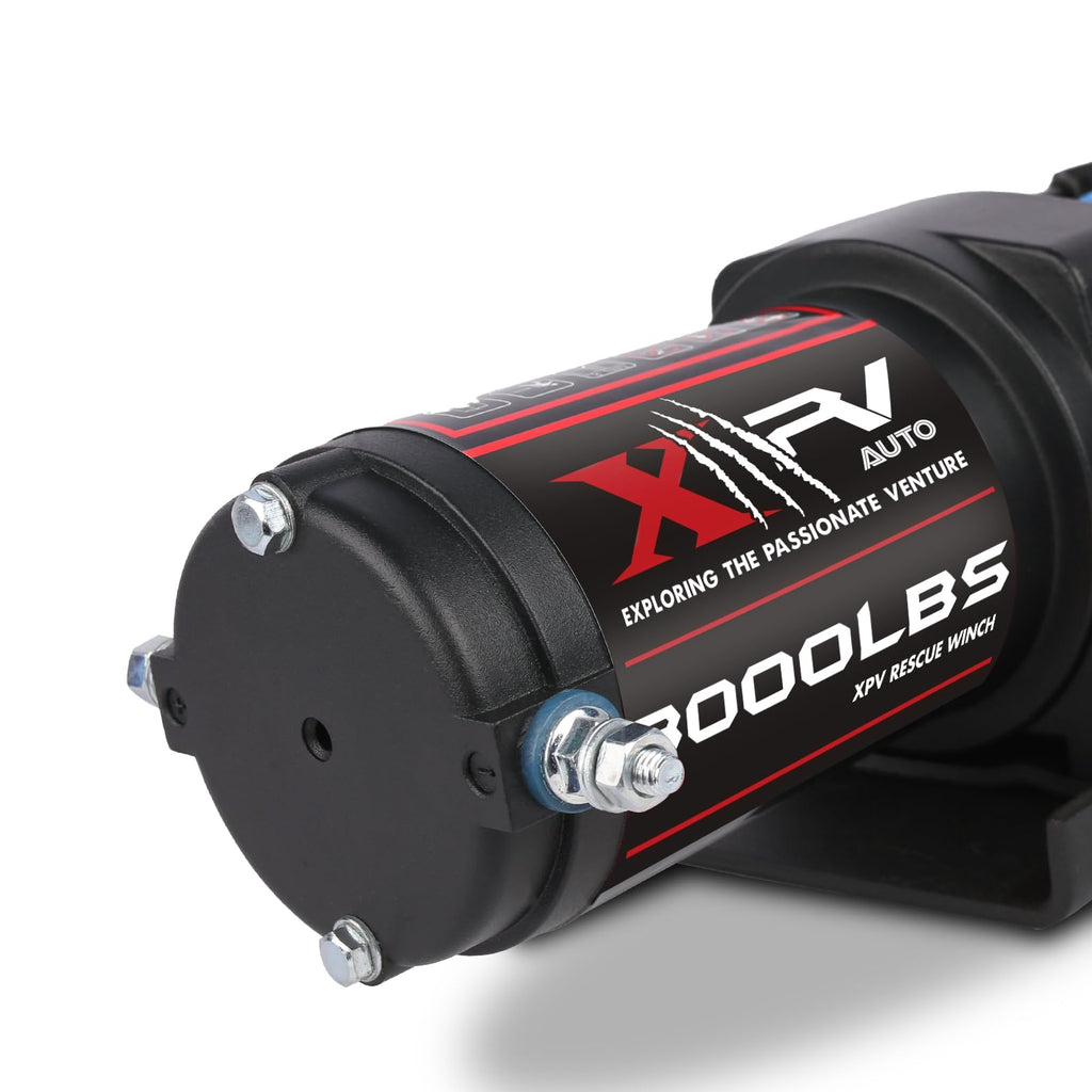 3000 lb 12V DC Electric Winch with Wireless Remote and Corded Control C26868