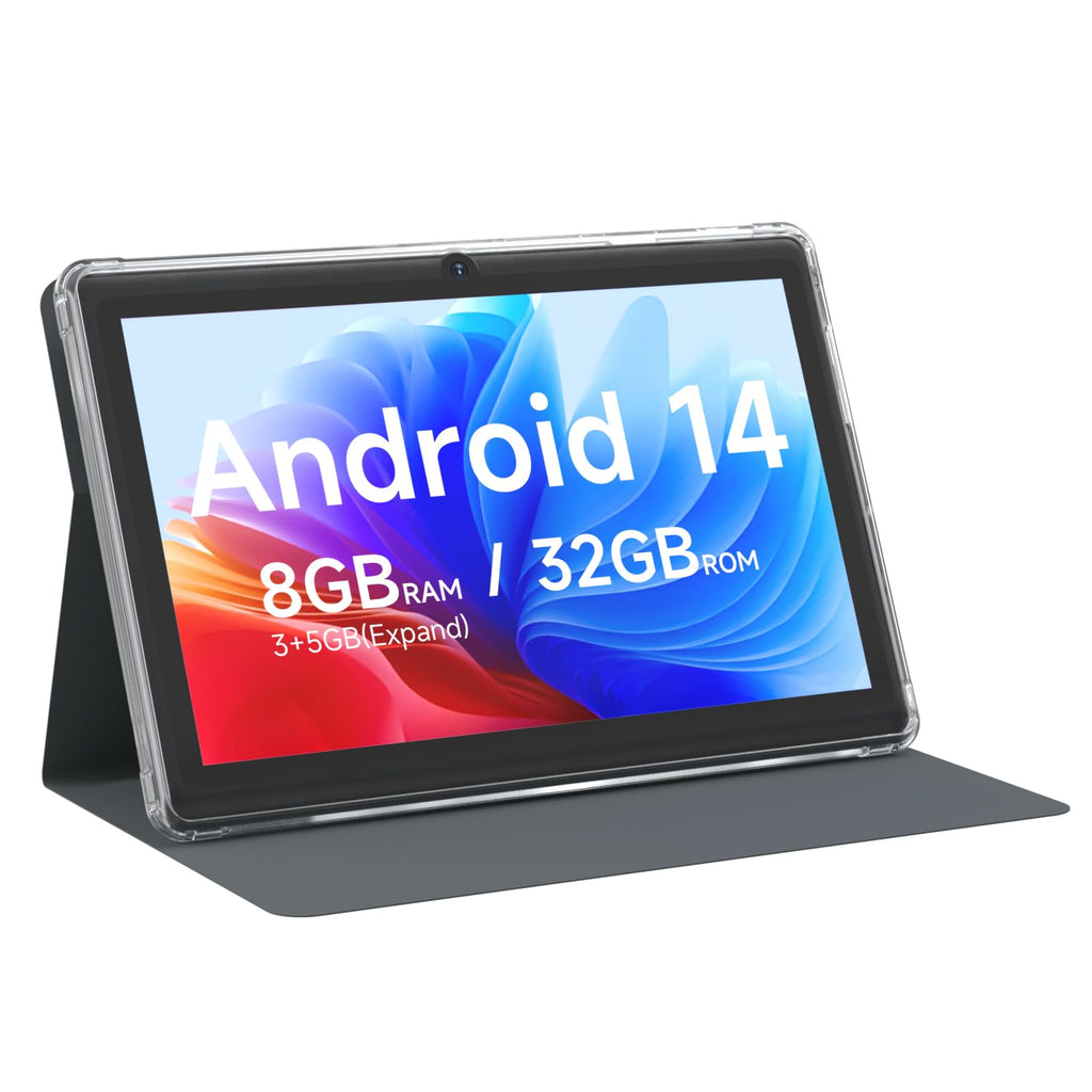 7 inch Android 14 Tablet 8GB RAM 32GB ROM Quad-Core Black A67882