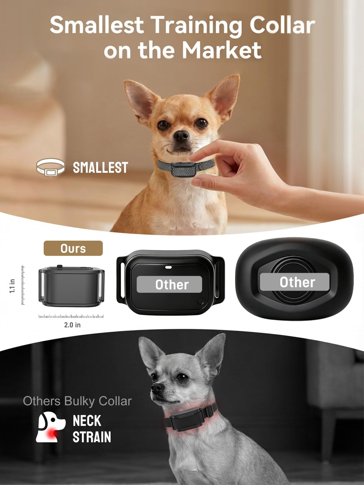 Wireless Dog Fence Up to 3500ft Waterproof Rechargeable Pet Containment System N6404