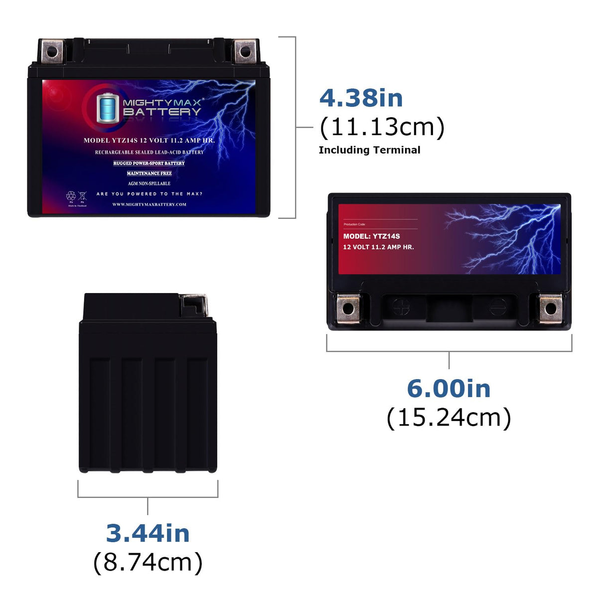 12V 11.2AH 230CCA Battery B940771