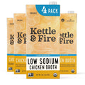 Low Sodium Chicken Broth Pack of 4 Organic 32 oz F46835
