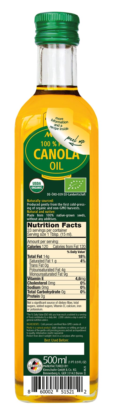 Canola Oil D57882