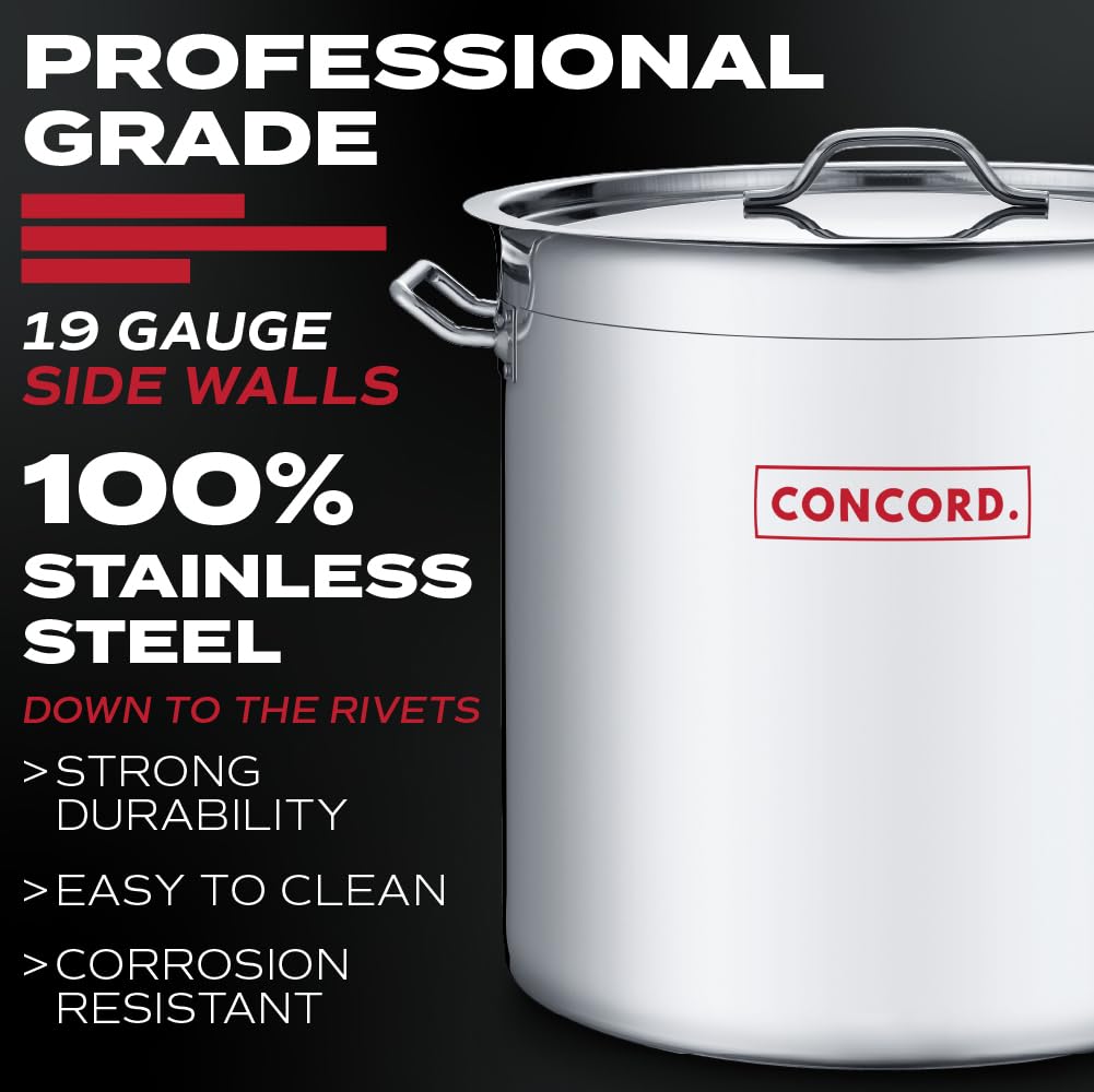 40 Quart Stainless Steel Stock Pot T26329