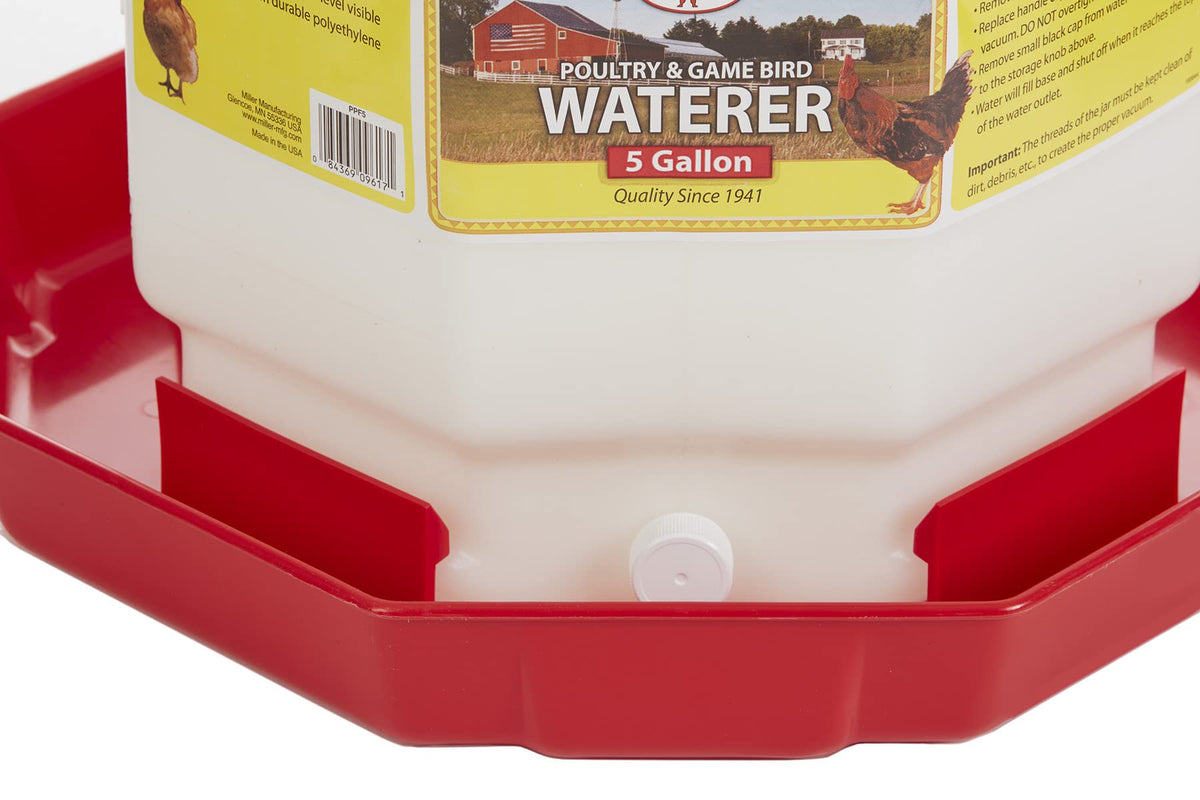 5 Gallon Plastic Poultry Waterer R25627