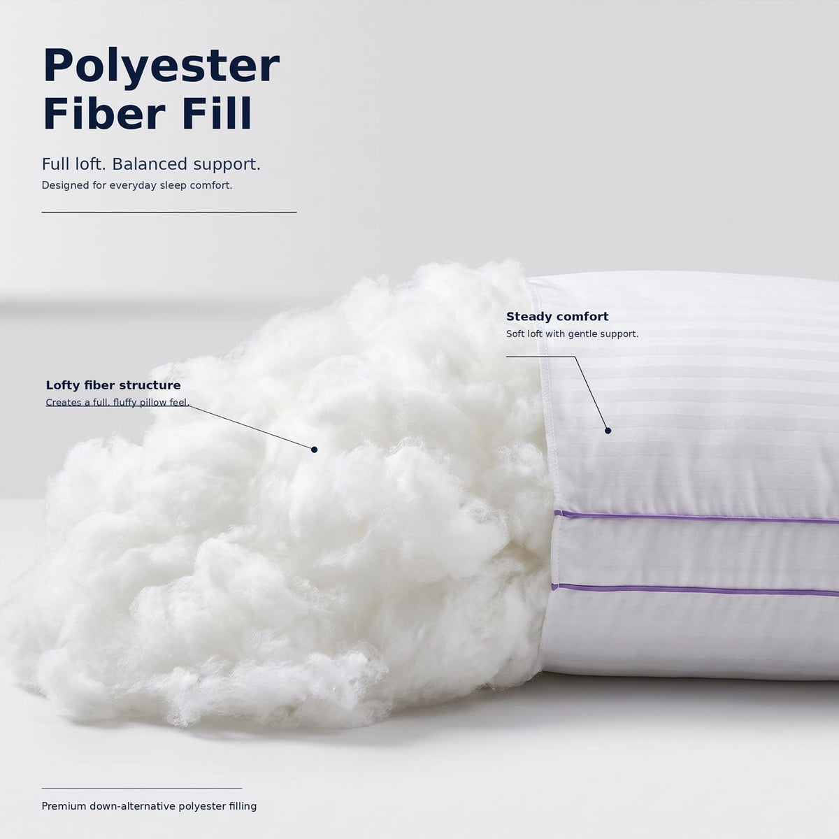 King Size Down Alternative Pillows Set of 2 B74585