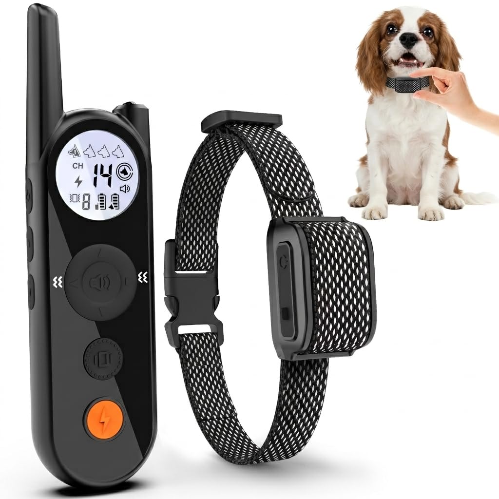 Wireless Dog Fence Up to 3500ft Waterproof Rechargeable Pet Containment System N6404