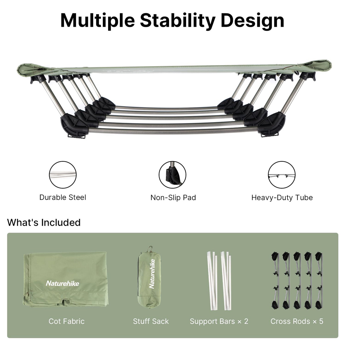 Ultralight Folding Camping Cot Q278446
