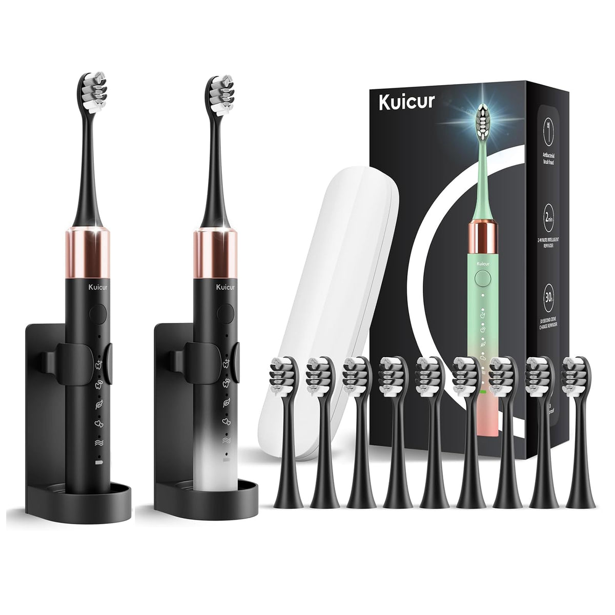 2 Pack Electric Toothbrush G809