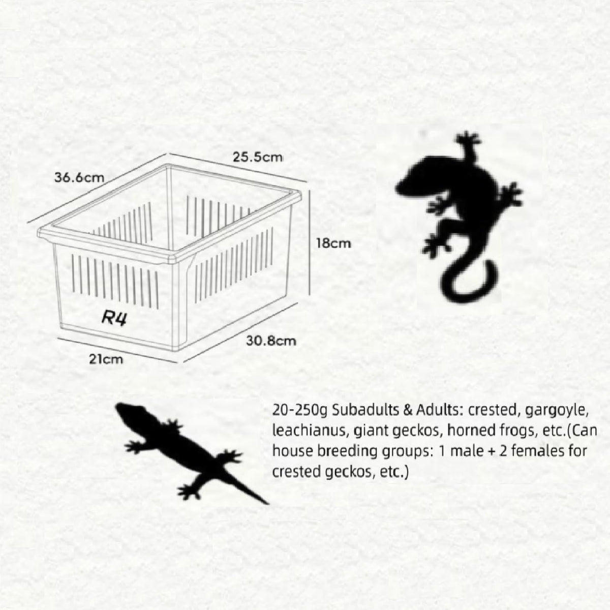 2-Tier Stackable Reptile Enclosure with Sliding Drawer Doors T102995