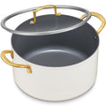 12QT Ceramic Nonstick Stock Pot with Lid A13798