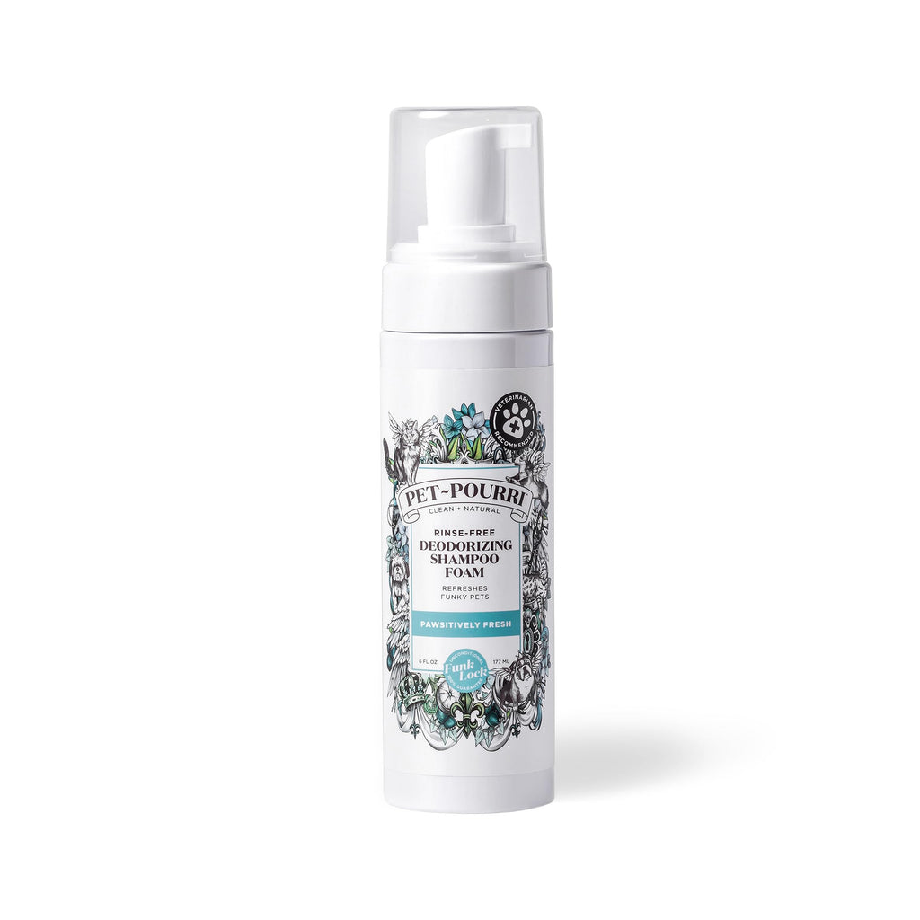 Rinse-Free Deodorizing Dry Shampoo for Dogs & Cats, 6 Fl Oz X102