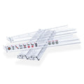 Clear Acrylic Mahjong Tile Rack and Pusher Set of 4 S3317