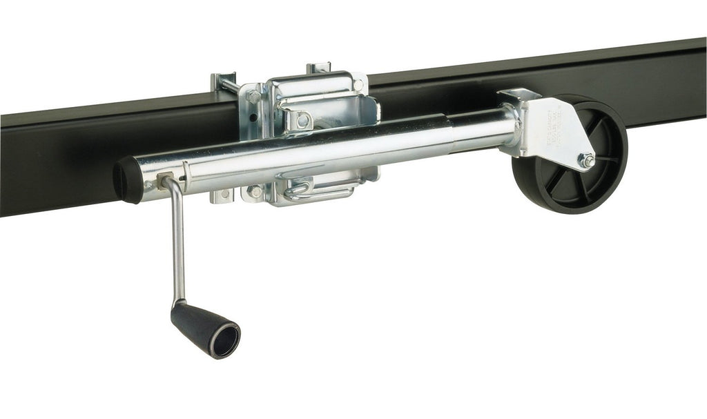 Round Trailer Jack, 1,000 lbs. Lift Capacity, 10 Inch Travel U72286