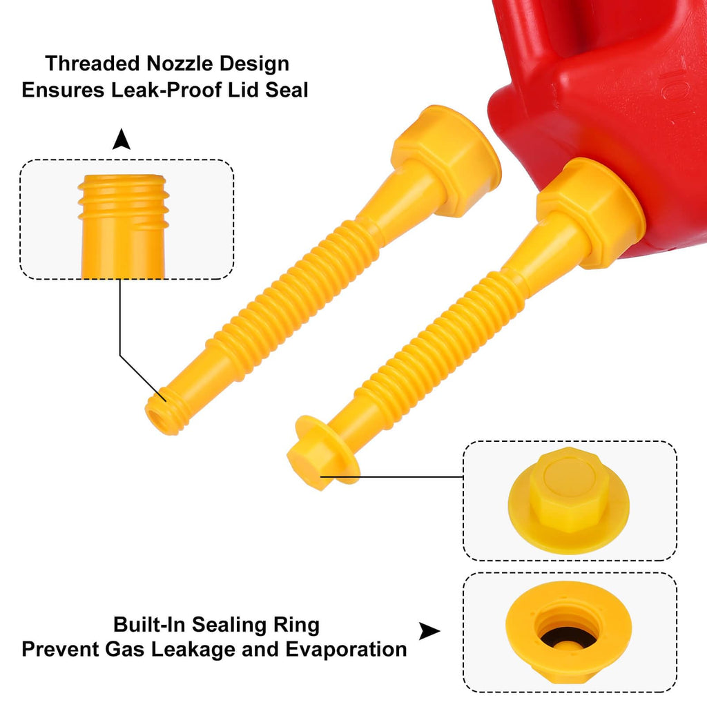 Gas Can Spout Replacement with 37 Accessories Q29371