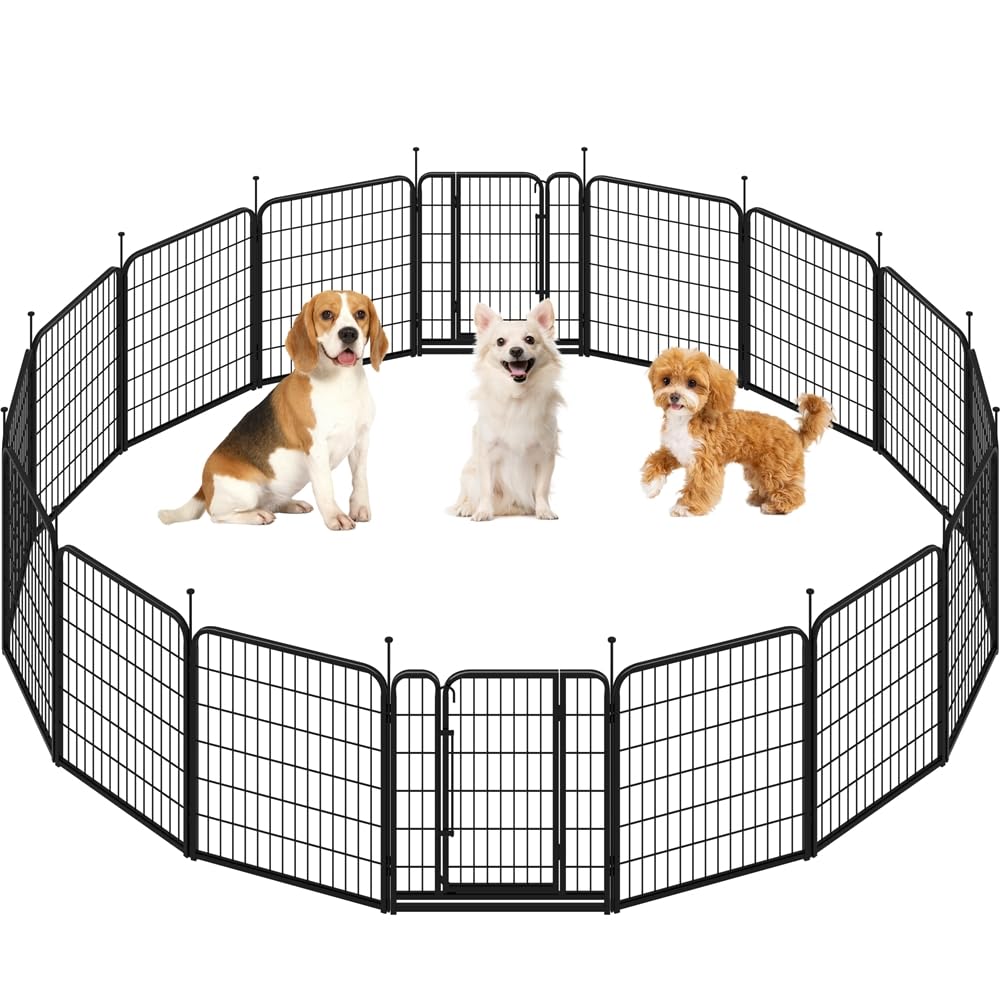 32 Inch 16 Panels Heavy Duty Dog Playpen V592
