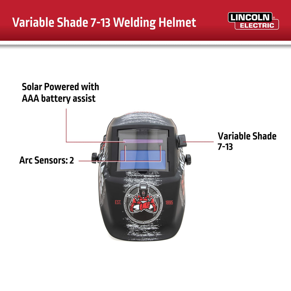 Auto Darkening Welding Helmet Shade 7-13 E69484