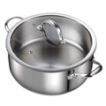 7 Quart Stainless Steel Stock Pot with Lid T5667