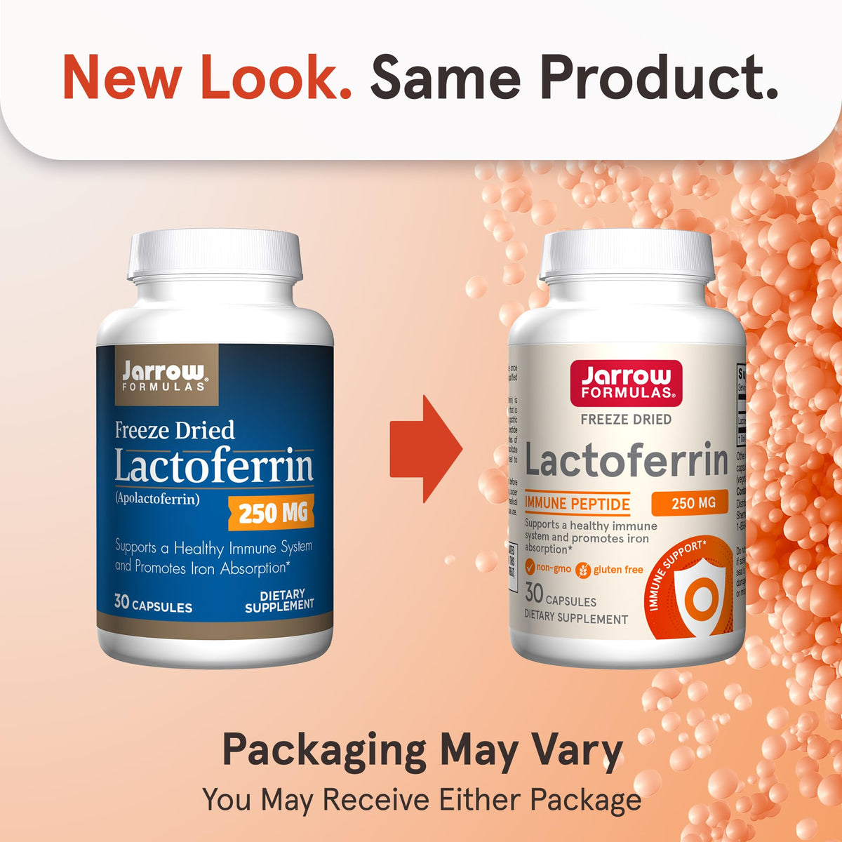 Lactoferrin Supplements 250 mg 30 Capsules N91473