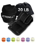 Adjustable Ankle Weights 1 Pair 5 10 15 18 20 Lbs O1801