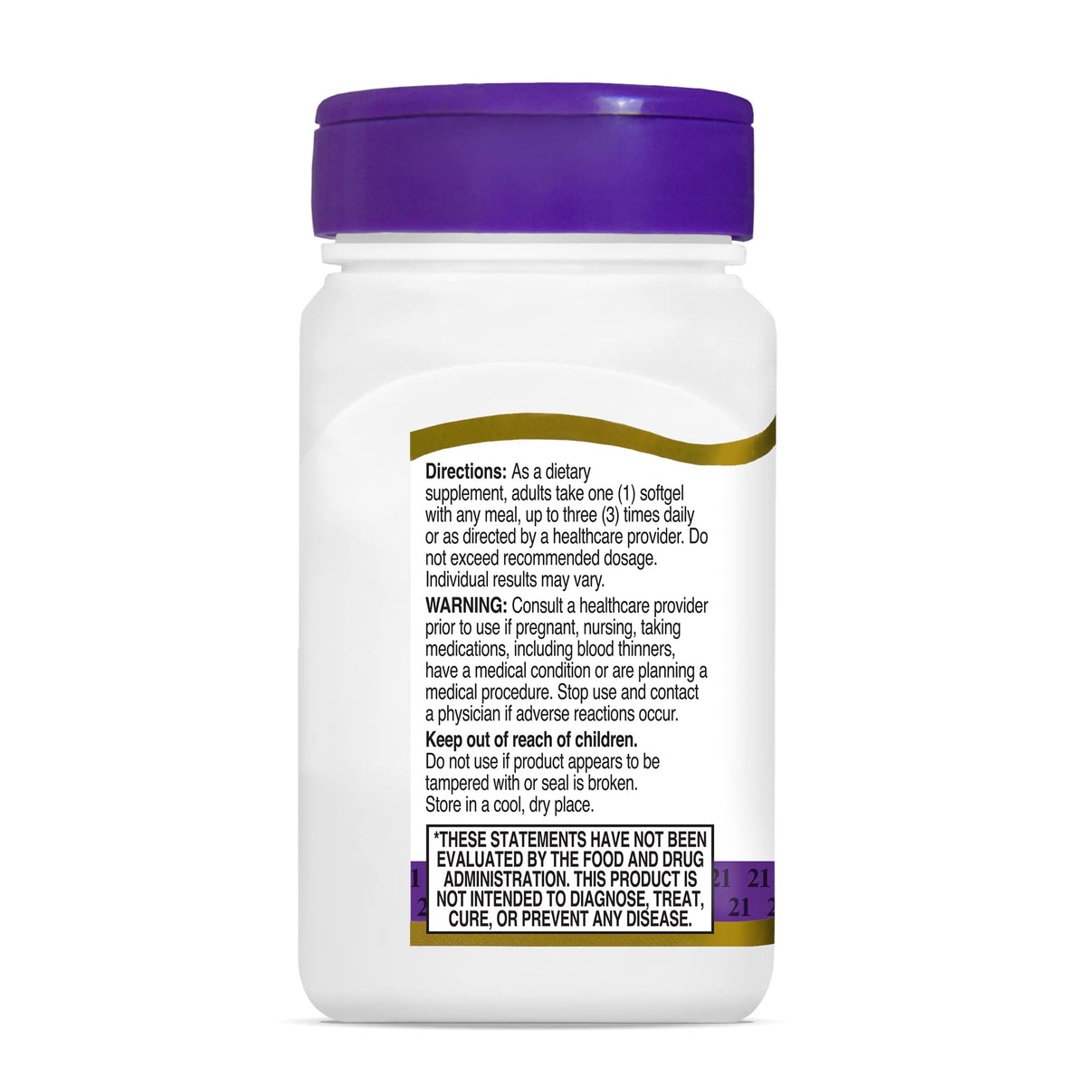 Fish Oil 1000 Mg Softgels, 60 Count (Pack of 2) R766147