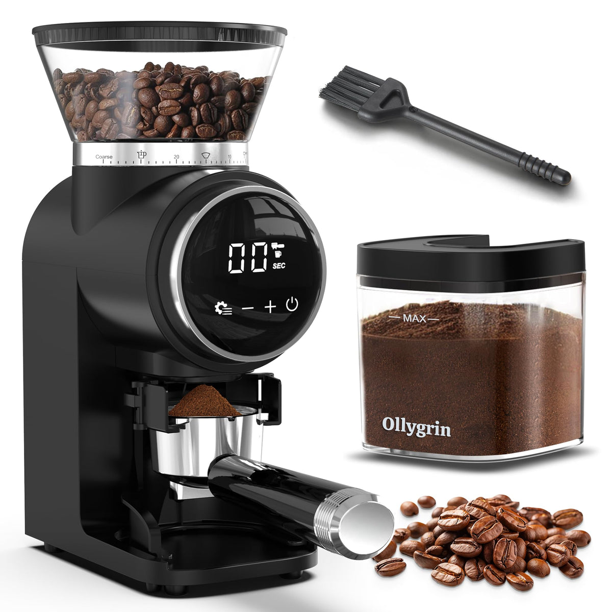 Conical Burr Electric Coffee Grinder with 30 Settings Z640