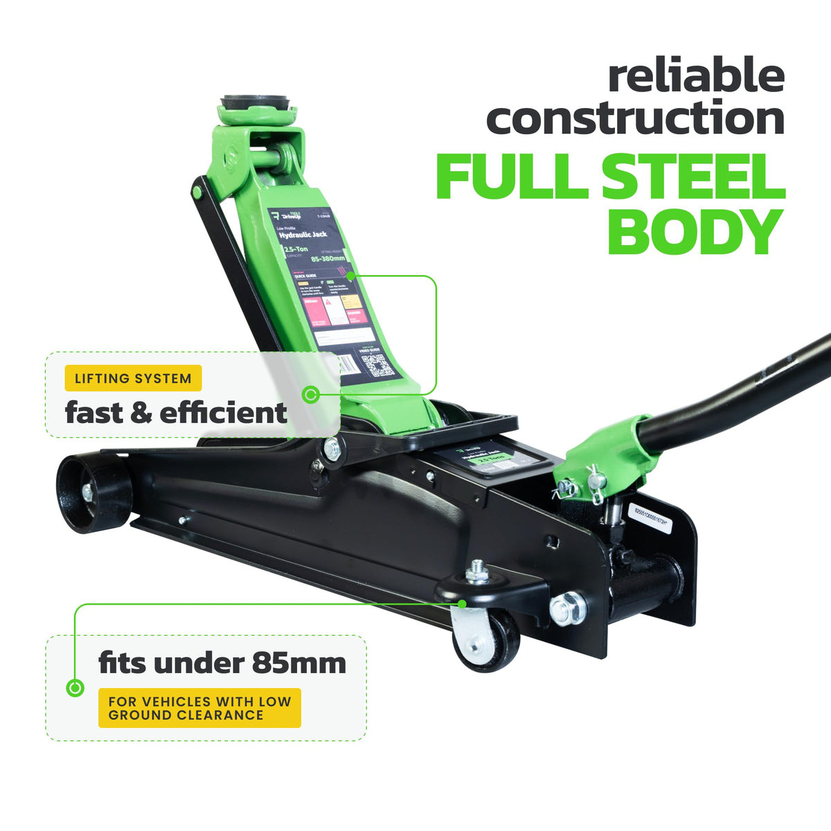 2.5 Ton Low Profile Hydraulic Floor Jack F18201