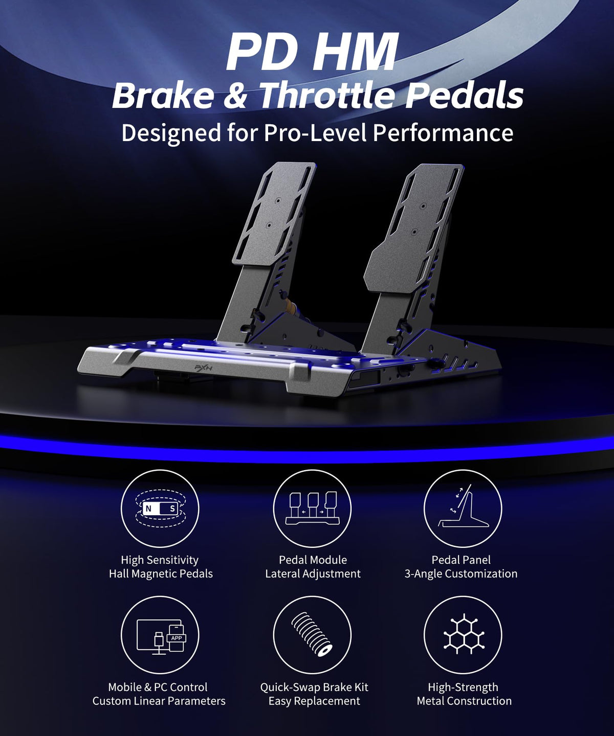 Sim Racing Pedals 2-Pedal Set O343879