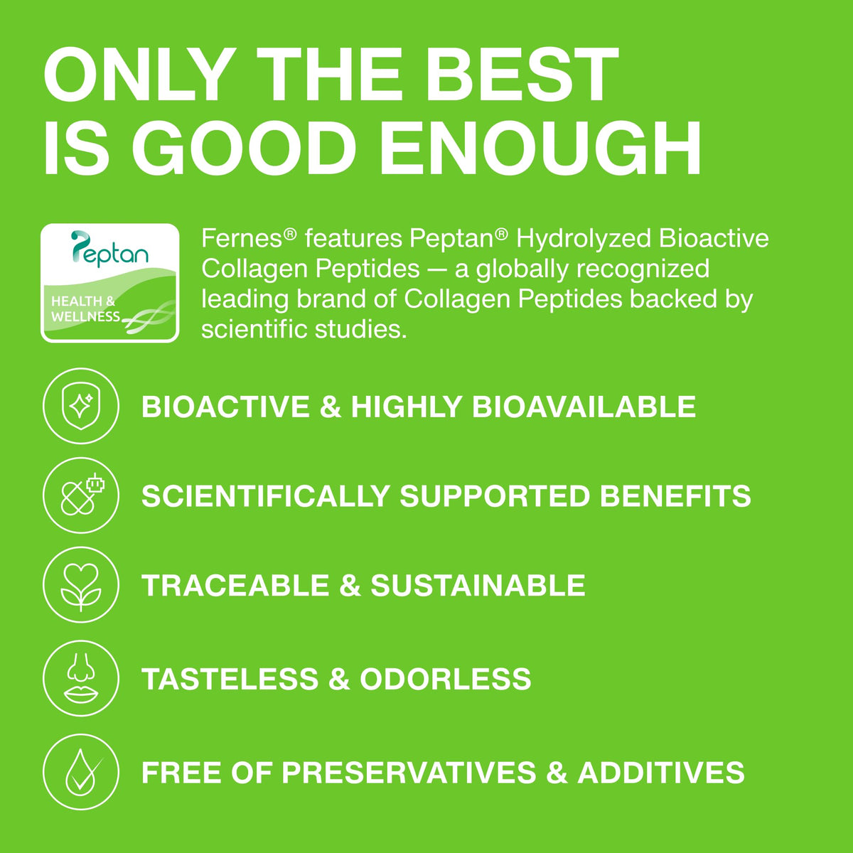 Collagen Peptides Type I & III Hydrolyzed Protein L604