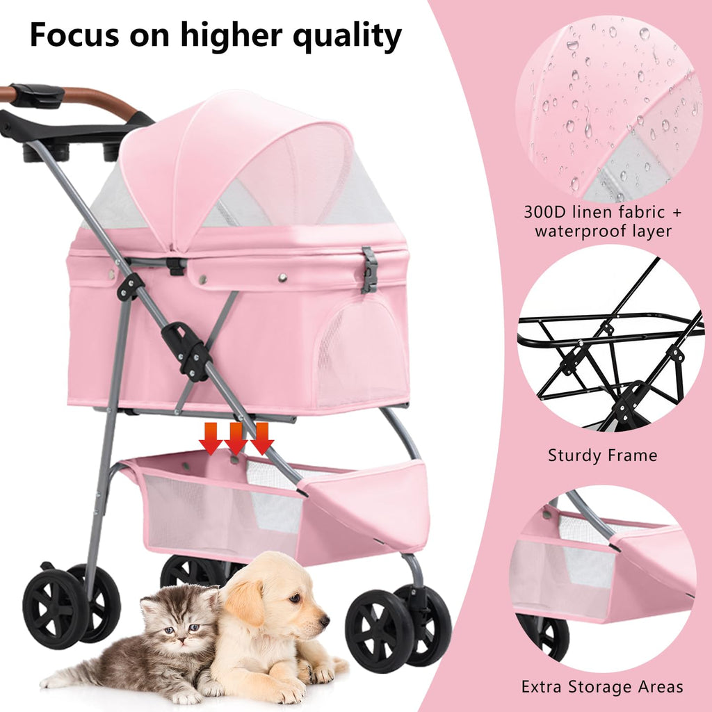 Pink Pet Stroller N78432