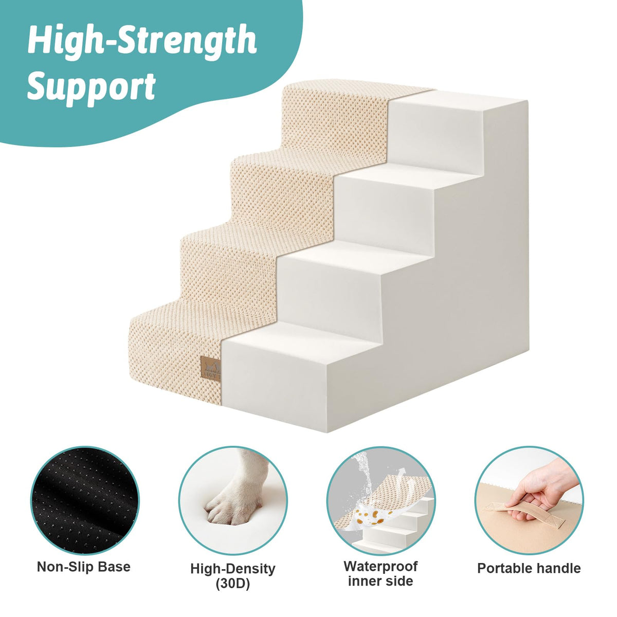 4 Step Pet Stairs L5980