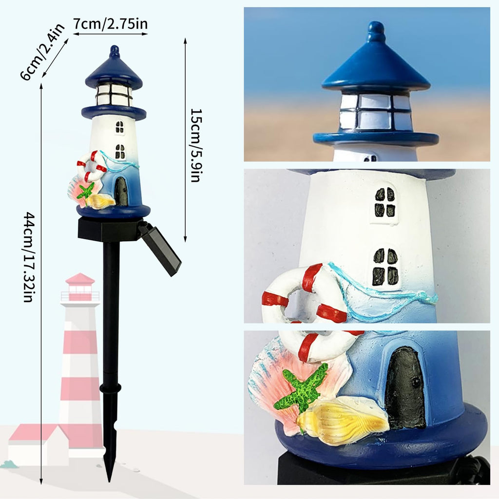 Blue Waterproof Solar Powered Garden Stake Light S326