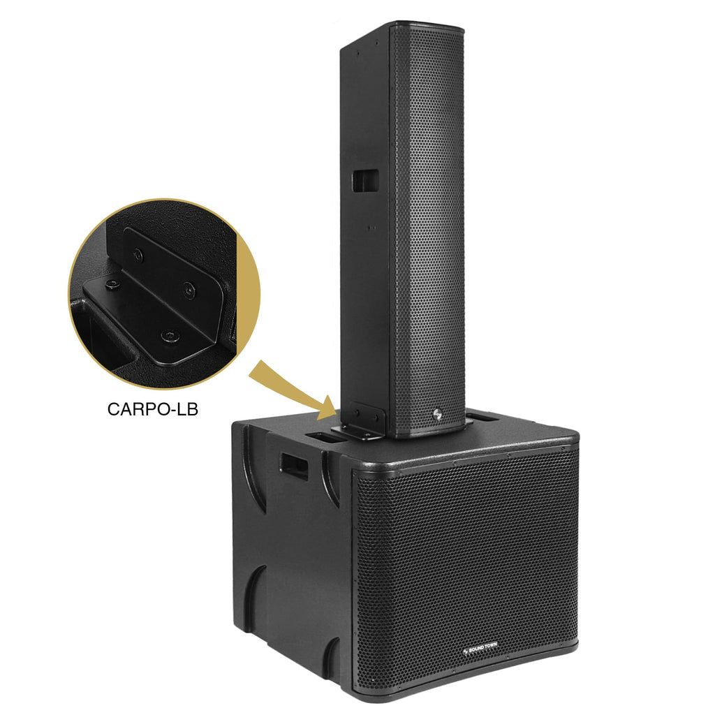 Powered Column Array Speaker System with 18" Subwoofer and Column Loudspeaker Y1527