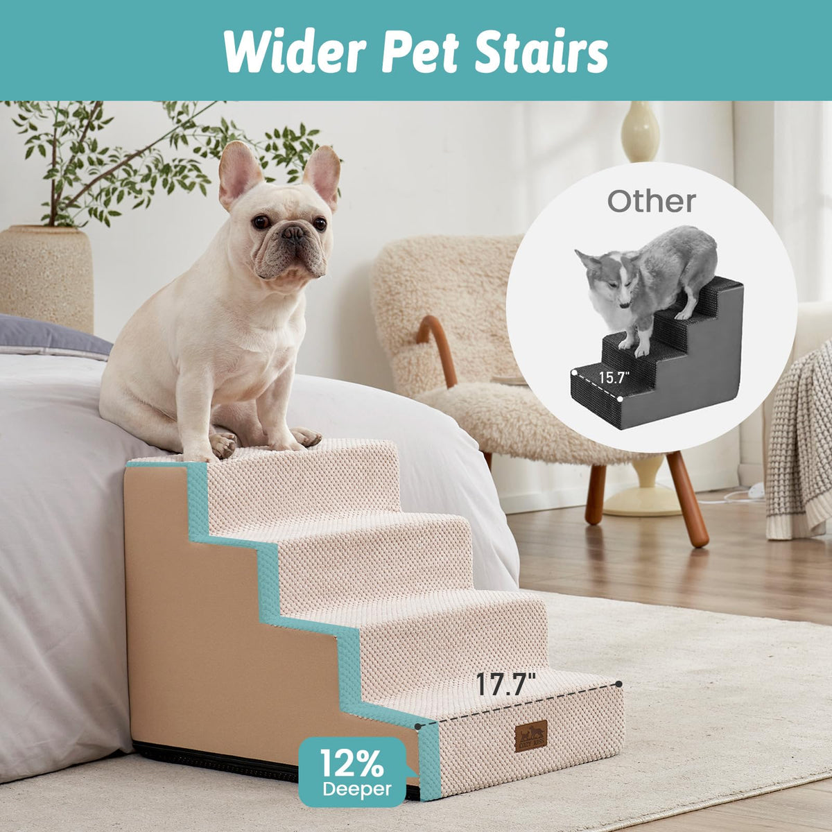 4 Step Pet Stairs L5980