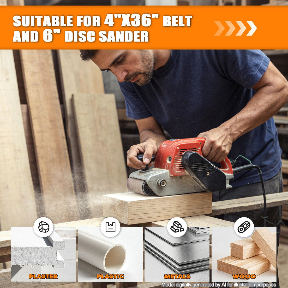 4x36 Inch Sanding Belts 31Pack X3459