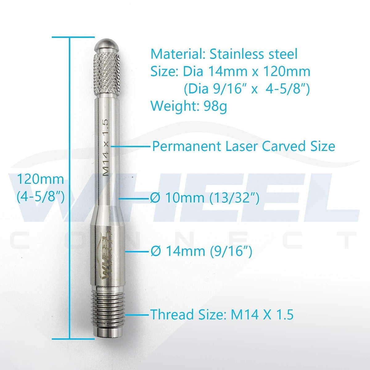 Stainless Steel Wheel Alignment Pin Set of 4 Z310653