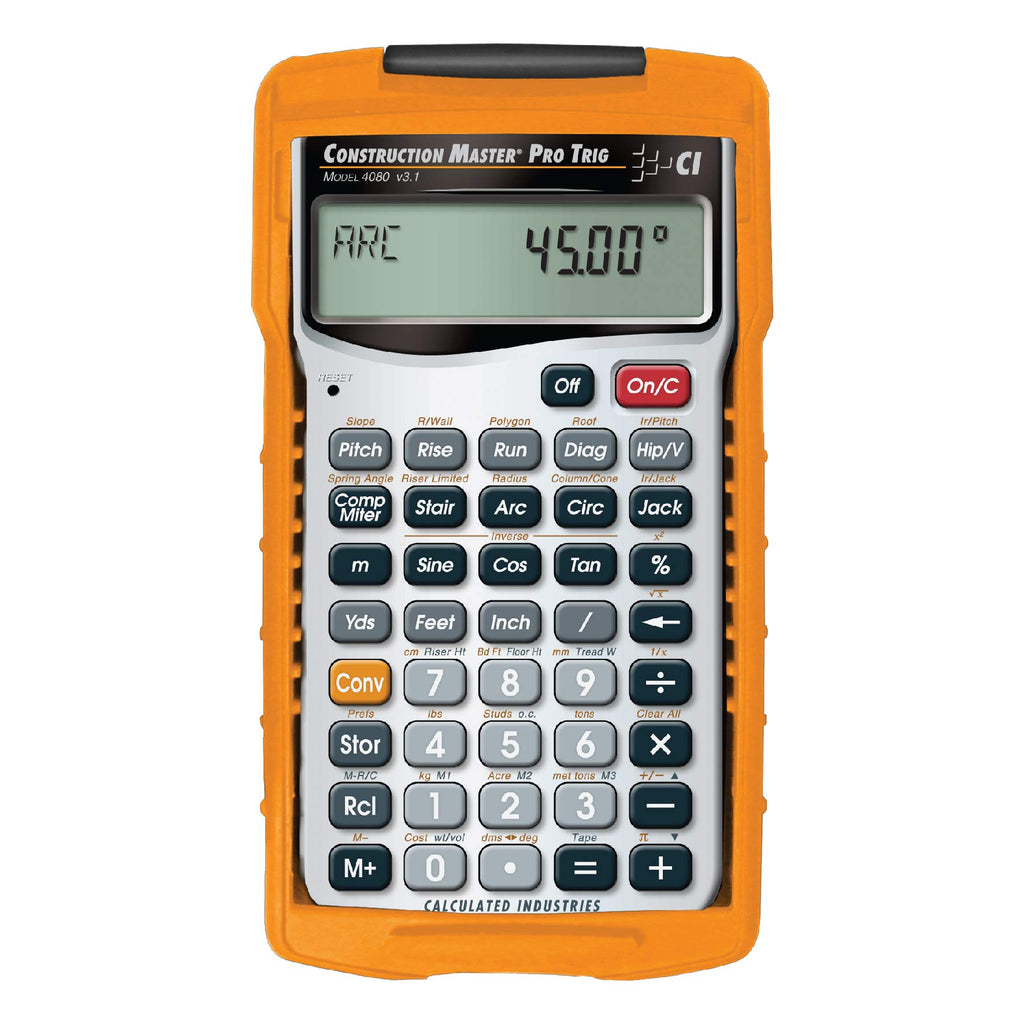 Construction Master Pro Trig Feet-Inch-Fraction Calculator C712067